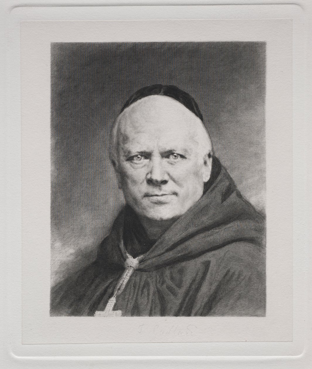Dom Prosper Gueranger, Abt von Solesmes von Claude Ferdinand Gaillard