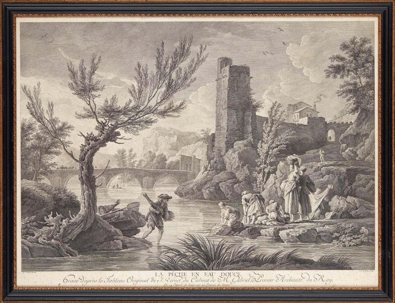 Französische Stahlstiche von Claude Joseph (after) Vernet