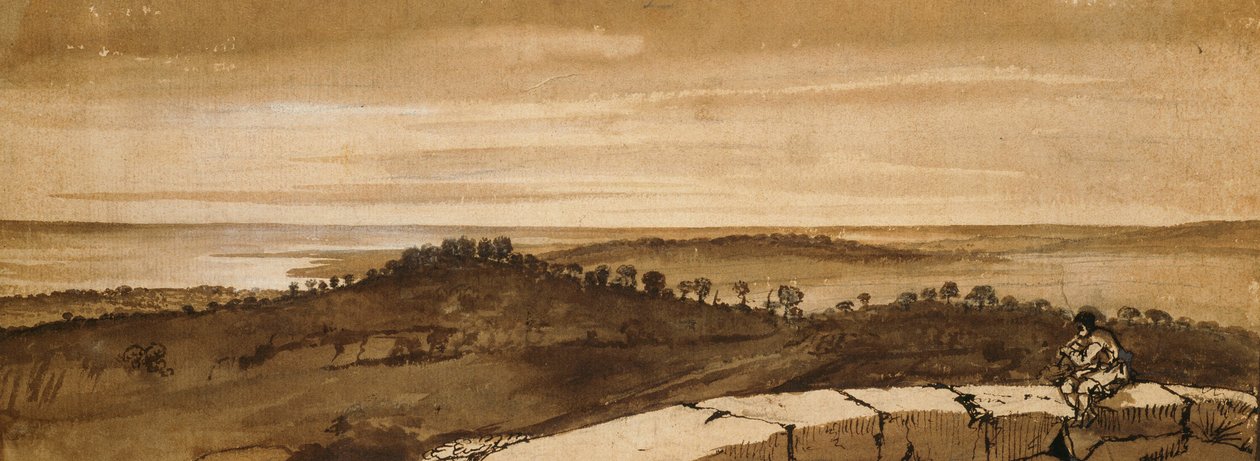 Panorama vom Sasso von Claude Lorrain