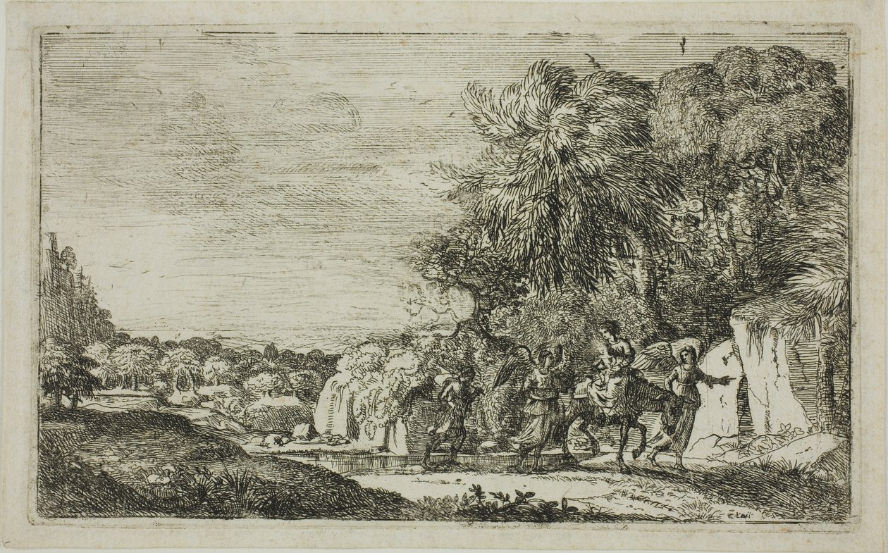 Die Flucht nach Ägypten von Claude Lorrain