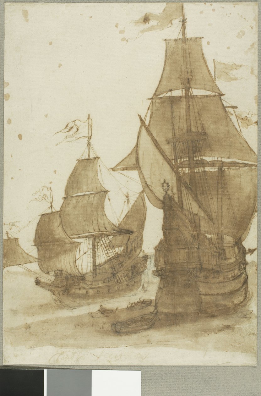 Zwei Fregatten von Claude Lorrain