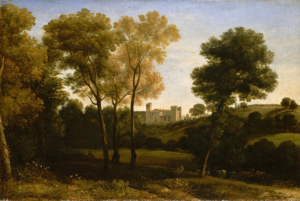 Blick auf La Crescenza, 1648-50 von Claude Lorrain