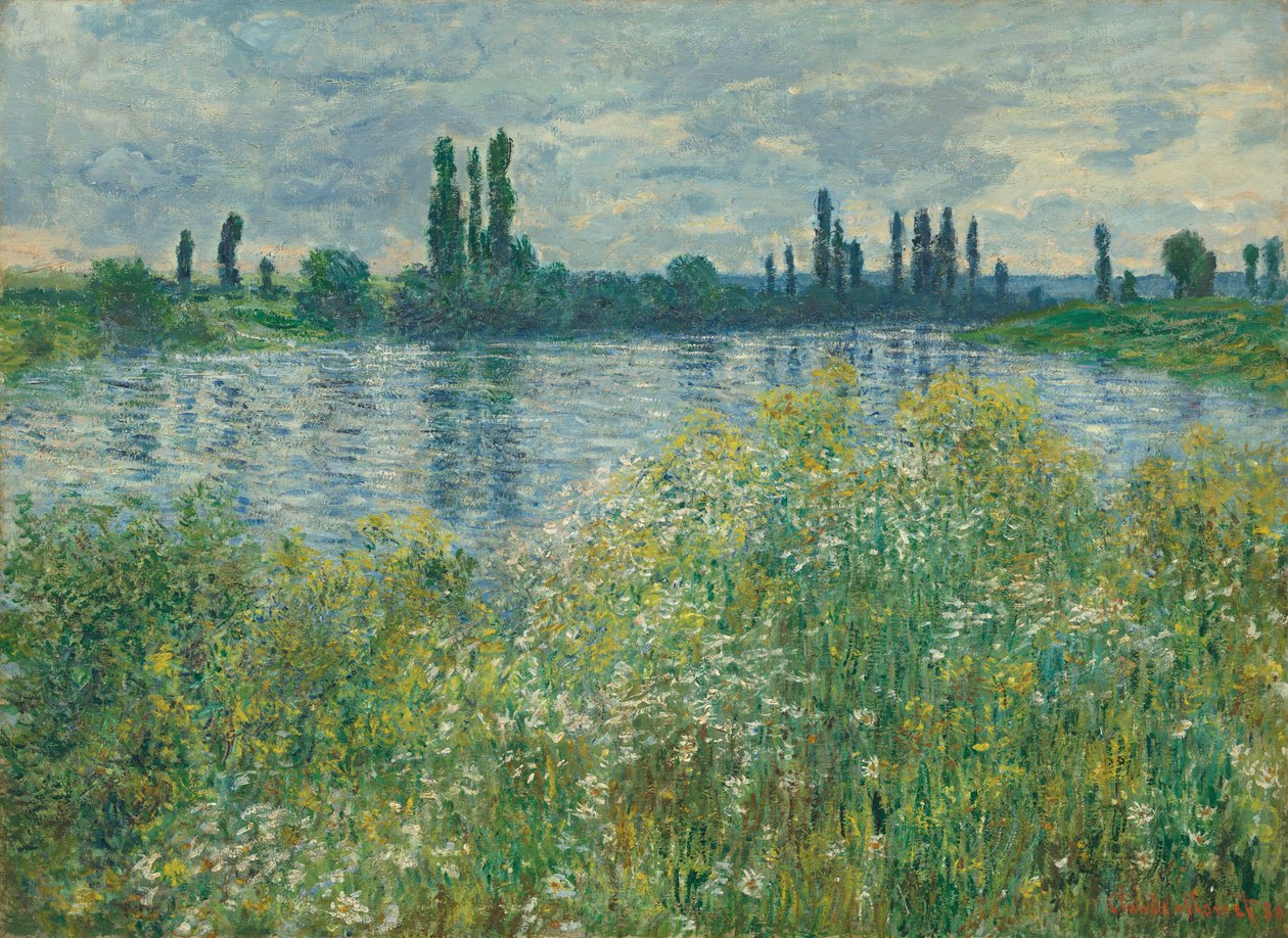 Ufer der Seine, Vétheuil, 1880 von Claude Monet