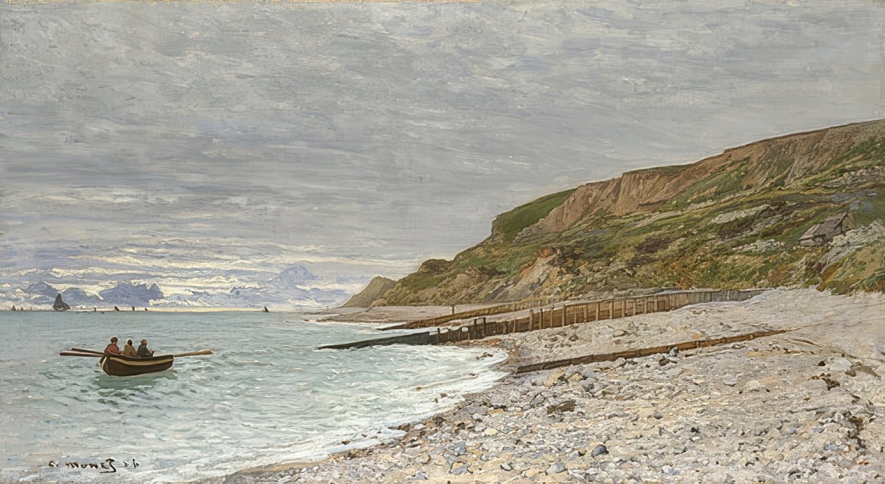 La Pointe de la Hève, Sainte-Adresse von Claude Monet