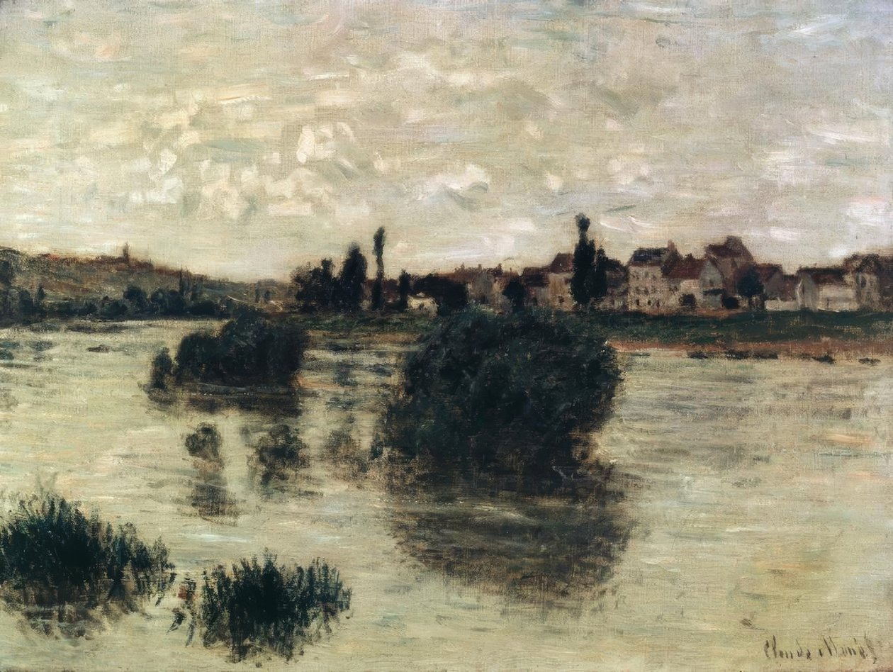 Die Seine bei Lavacourt von Claude Monet
