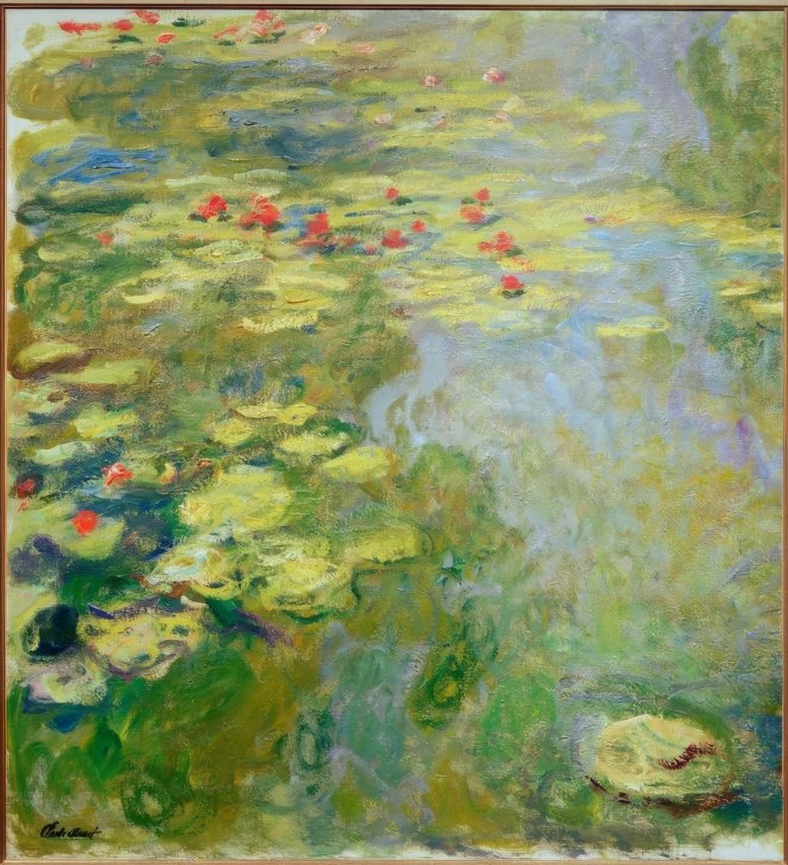 Der Seerosenteich (linker Teil) von Claude Monet
