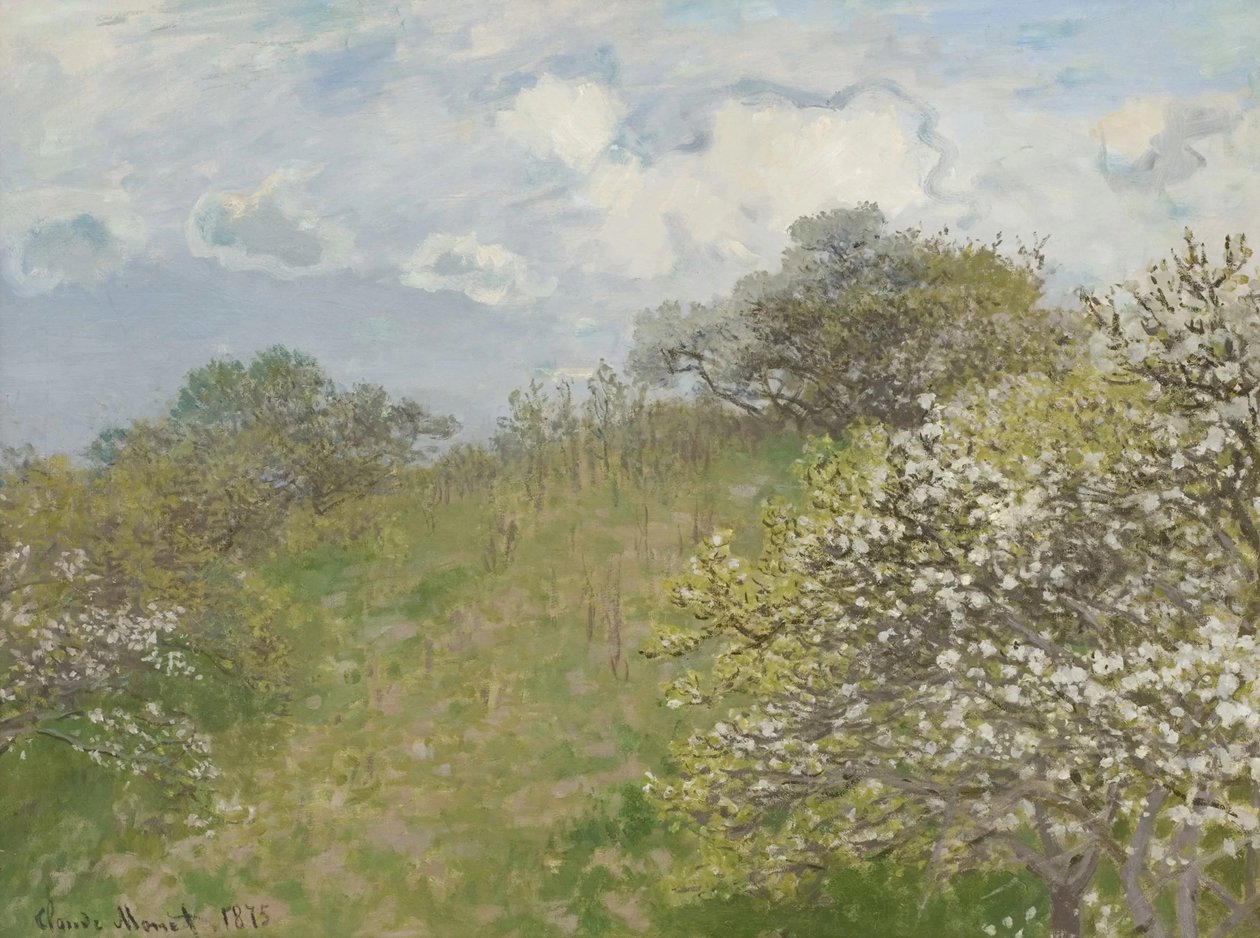 Frühling, 1873 von Claude Monet