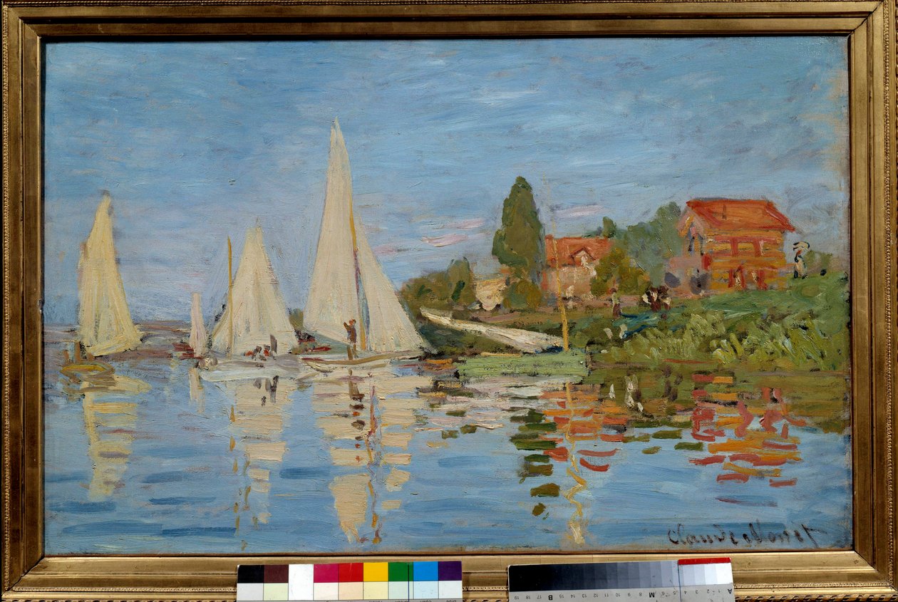 Regatta in Argenteuil von Claude Monet