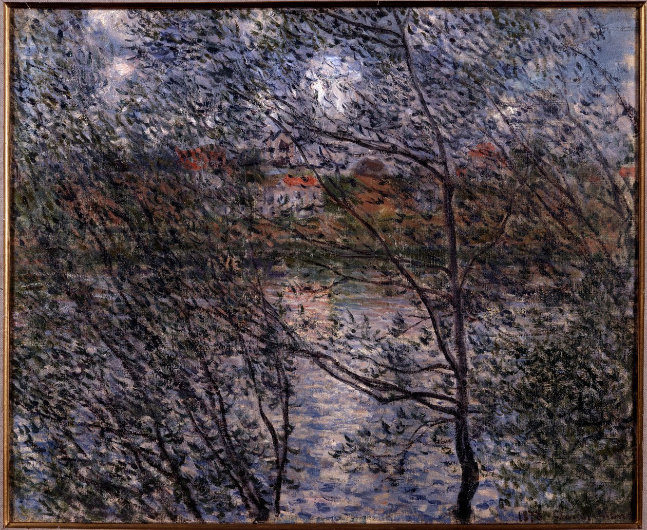 Frühling durch die Zweige von Claude Monet
