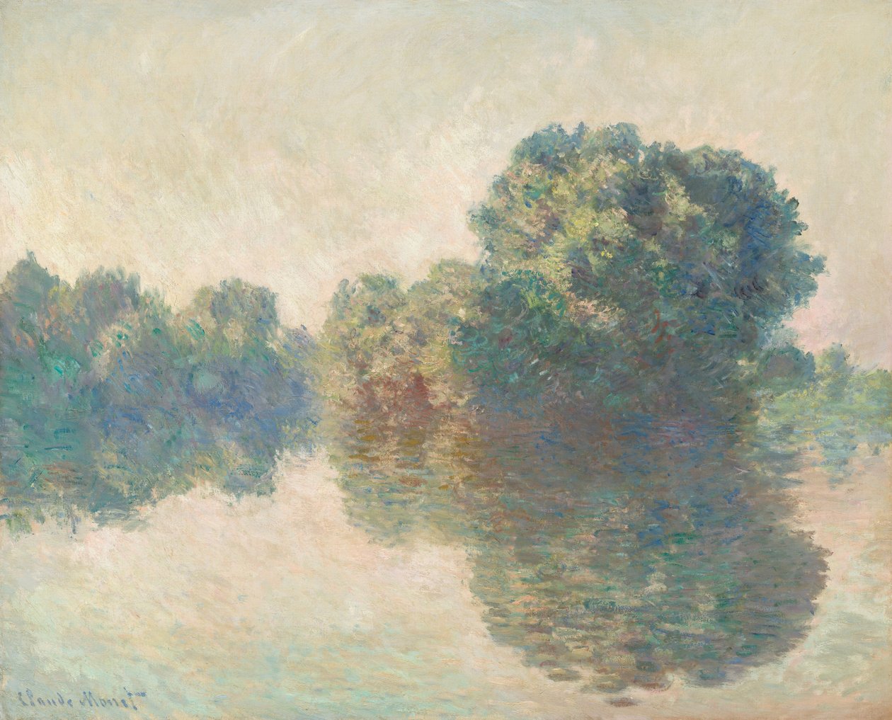 Die Seine bei Giverny von Claude Monet