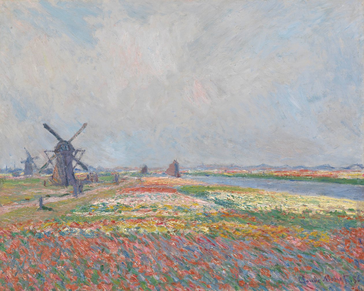 Tulpenfelder bei Den Haag von Claude Monet