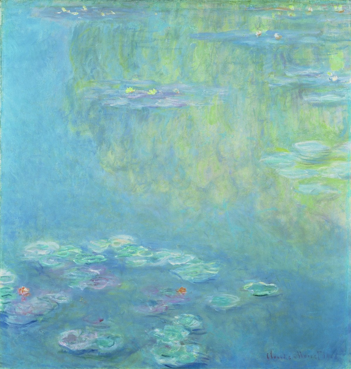 Seerosen, 1906 von Claude Monet