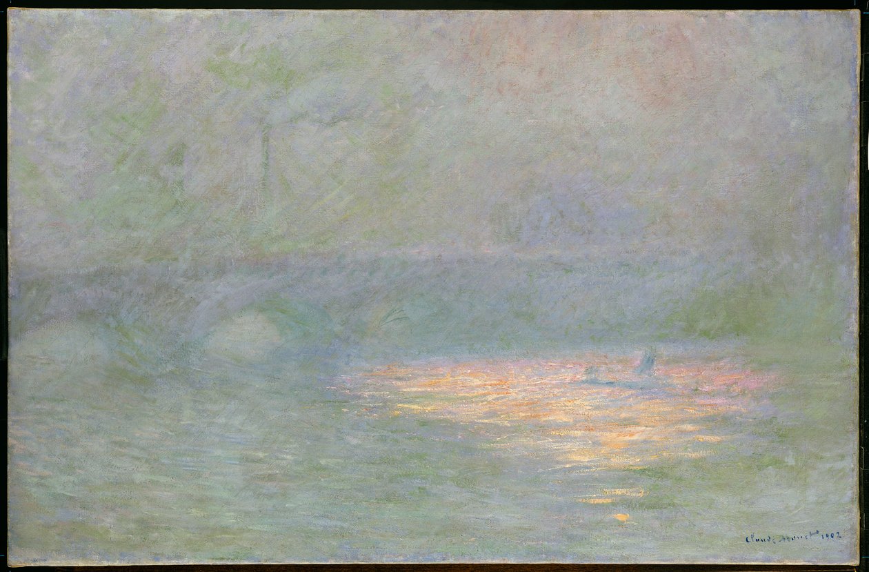 Waterloo-Brücke von Claude Monet