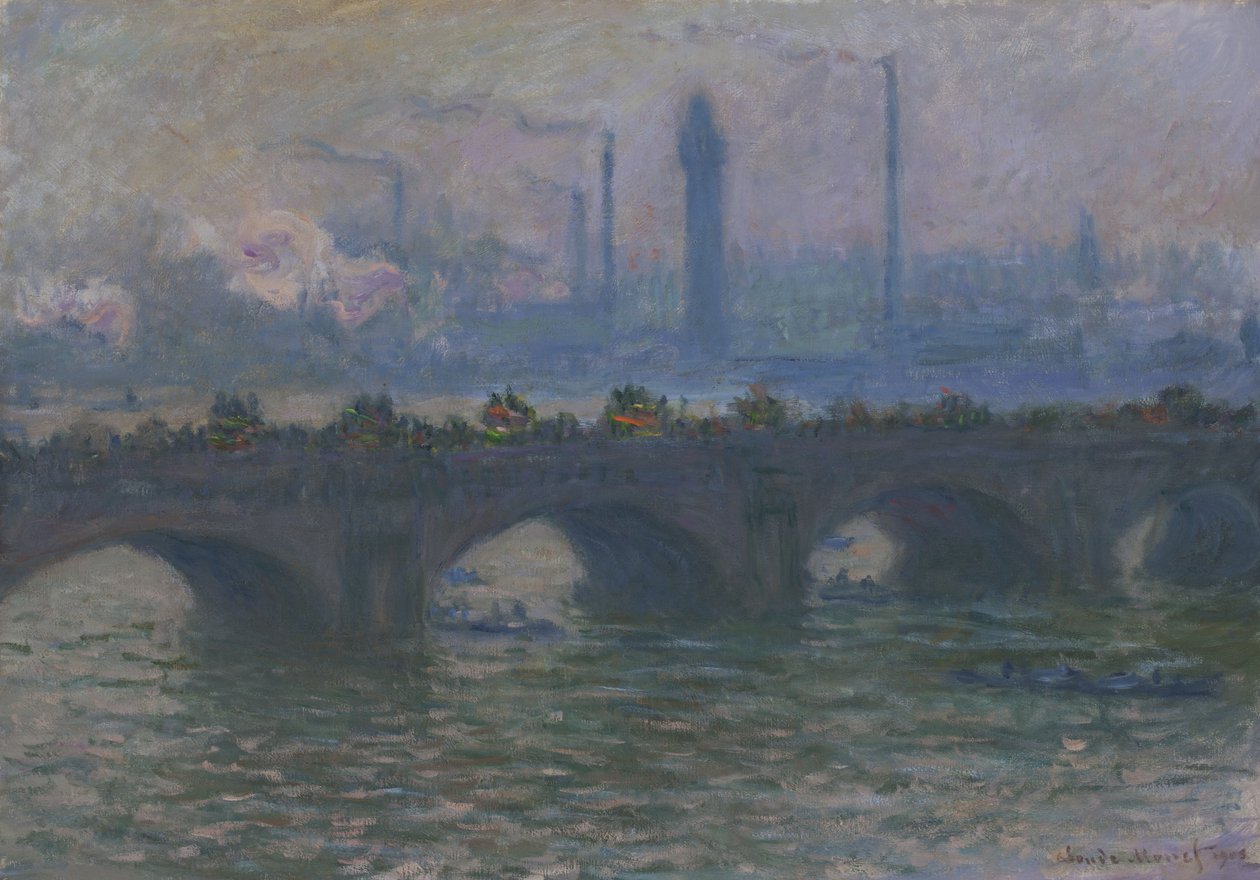Waterloo-Brücke, 1903 von Claude Monet