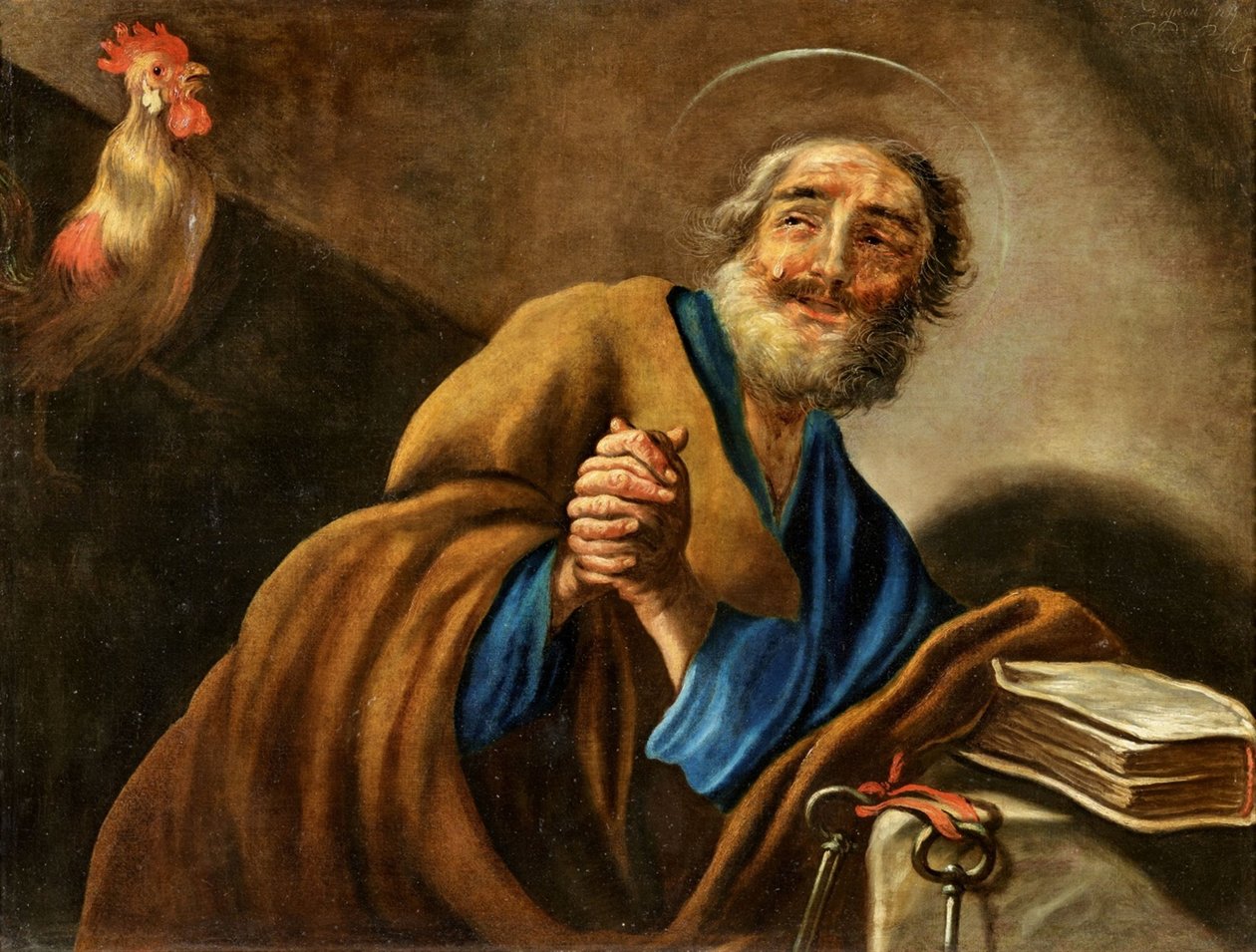 Der reuige Heilige Petrus von Claude Vignon