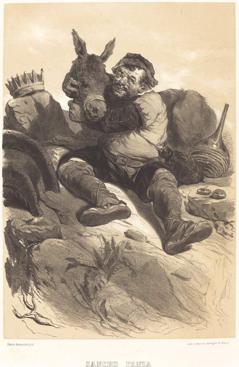 Sancho Panza von Célestin Nanteuil