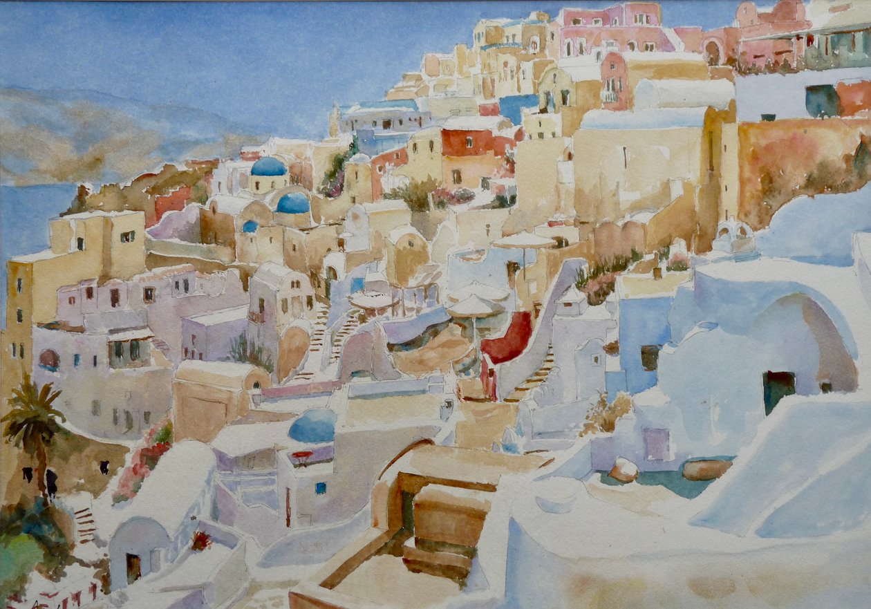 Santorini, Oia, 2019 von Clive Wilson