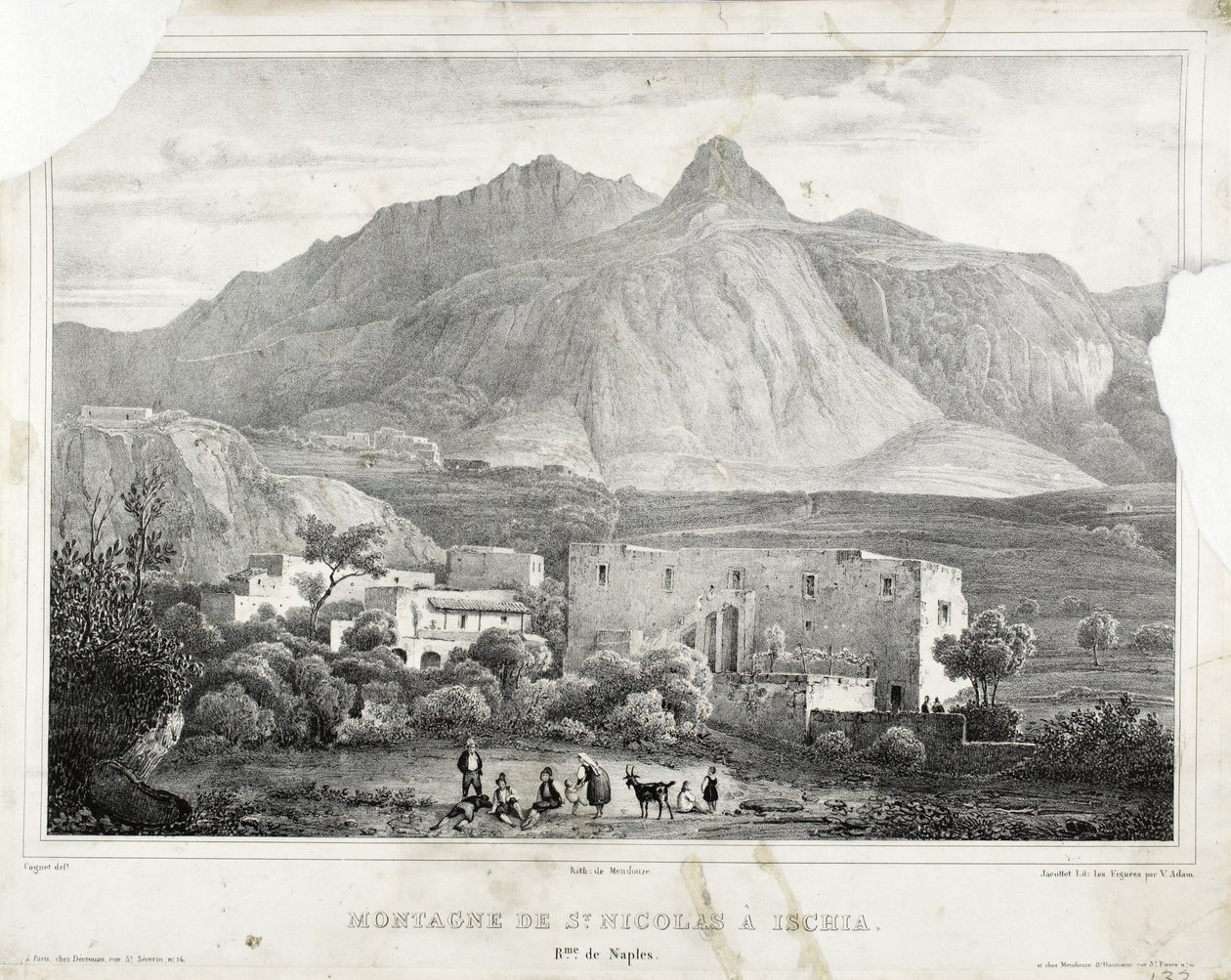 Der Berg St. Nikolaus auf Ischia von Cognet