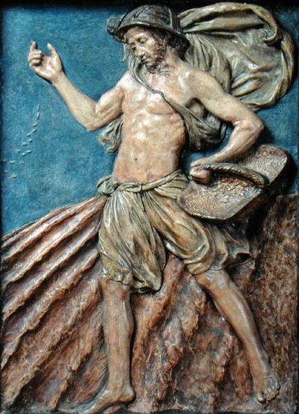 Der Sämann, ca. 1896 von Conrad Dressler