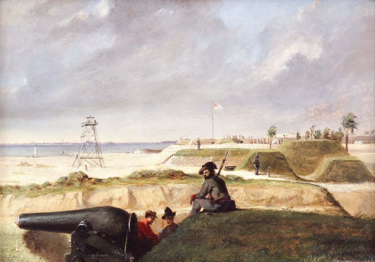 Batterie Rutledge, 3. Dezember von Conrad Wise Chapman