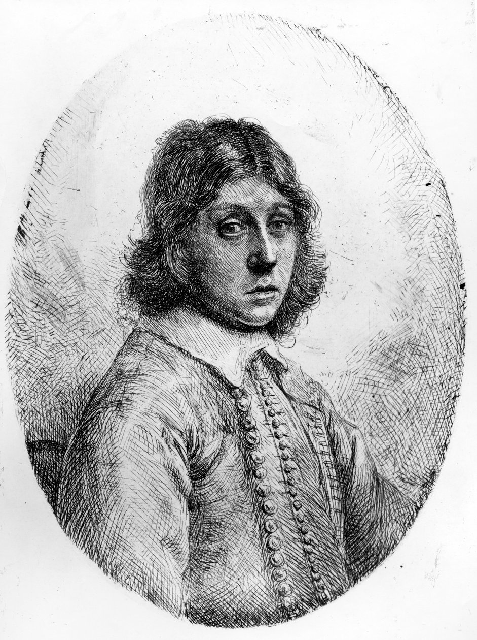 Mann in einem Oval, ca. 1641-80 von Constantin Daniel van Renesse