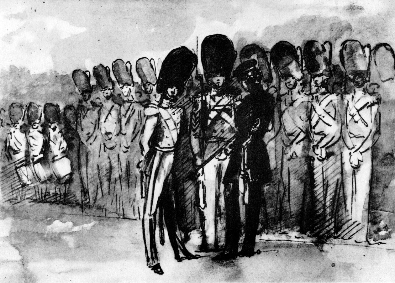 Auf Parade von Constantin Guys