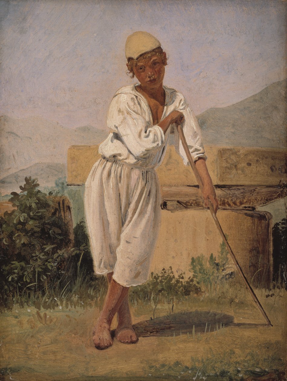 Ein Hirtenjunge. Pompeji von Constantin Hansen