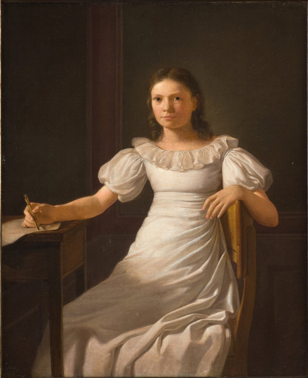 Die Schwester des Künstlers Alvilde von Constantin Hansen