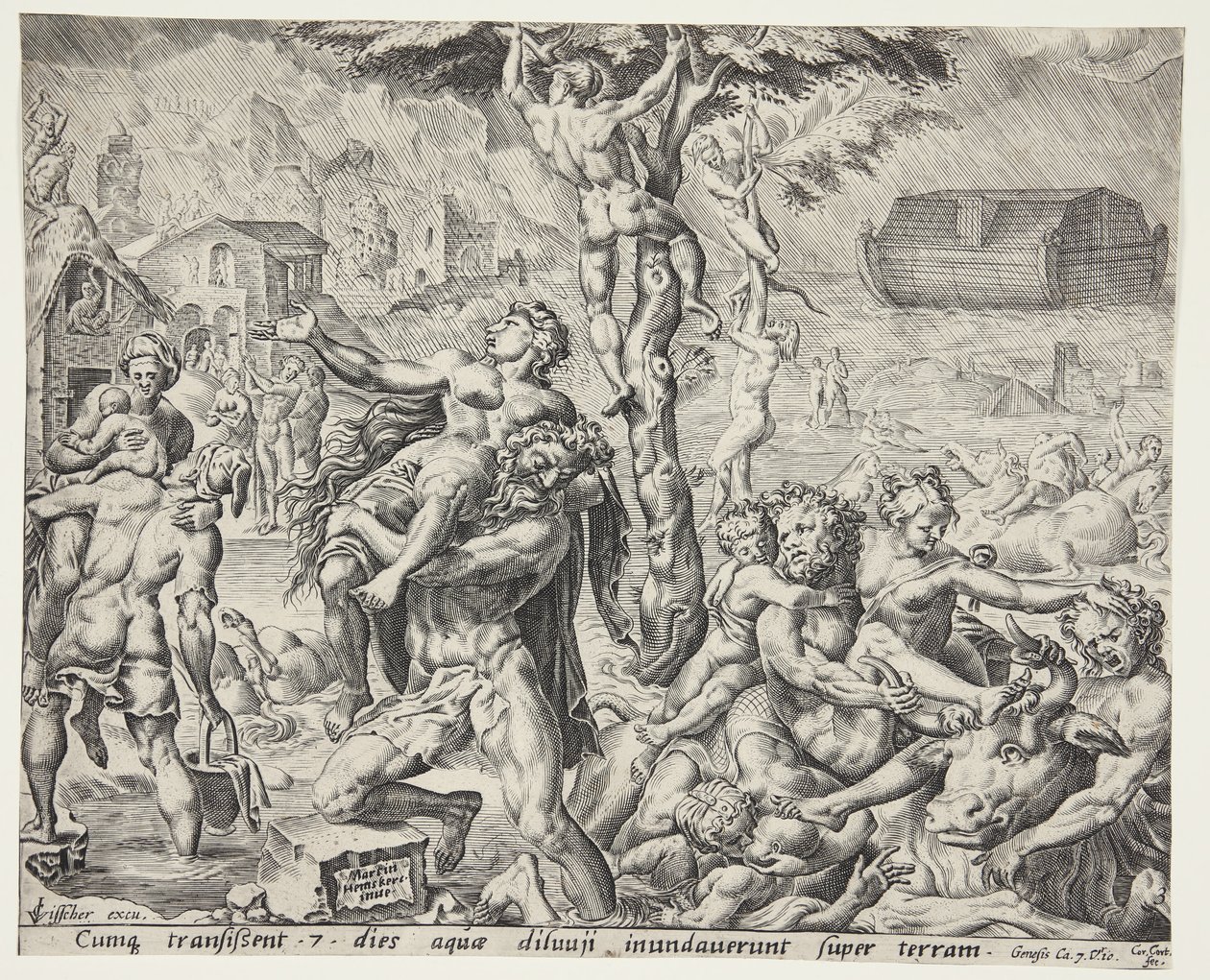 Die Sintflut von Cornelis Cort