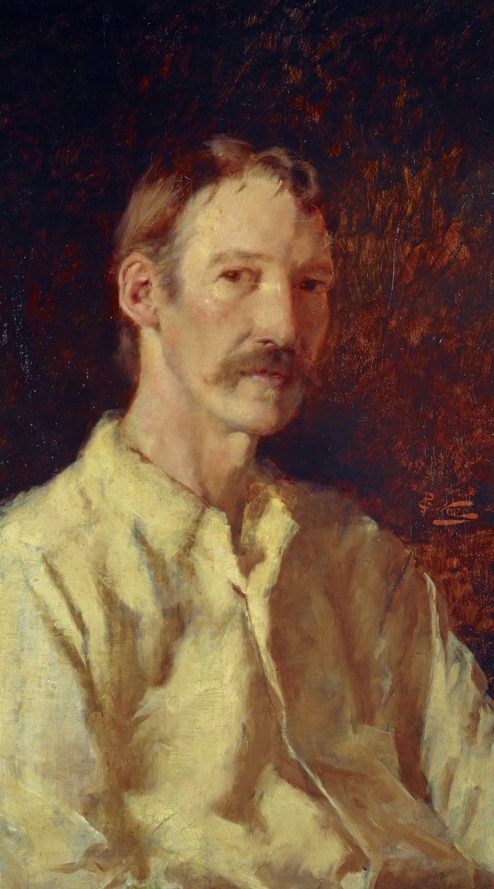 Robert Louis Stevenson, 1850 von Count Girolamo Pieri Nerli