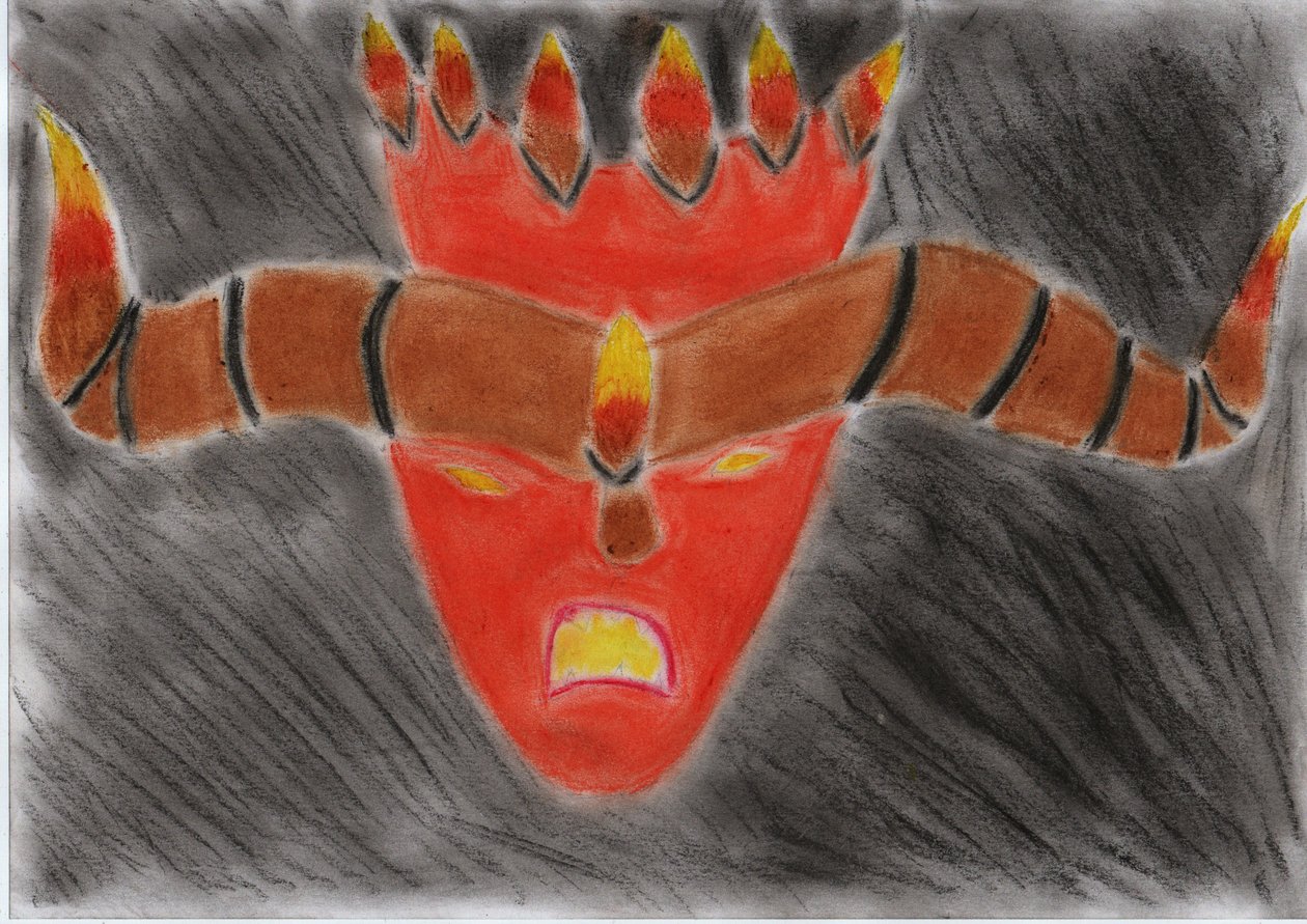 Feuermonster von Crazy Artist