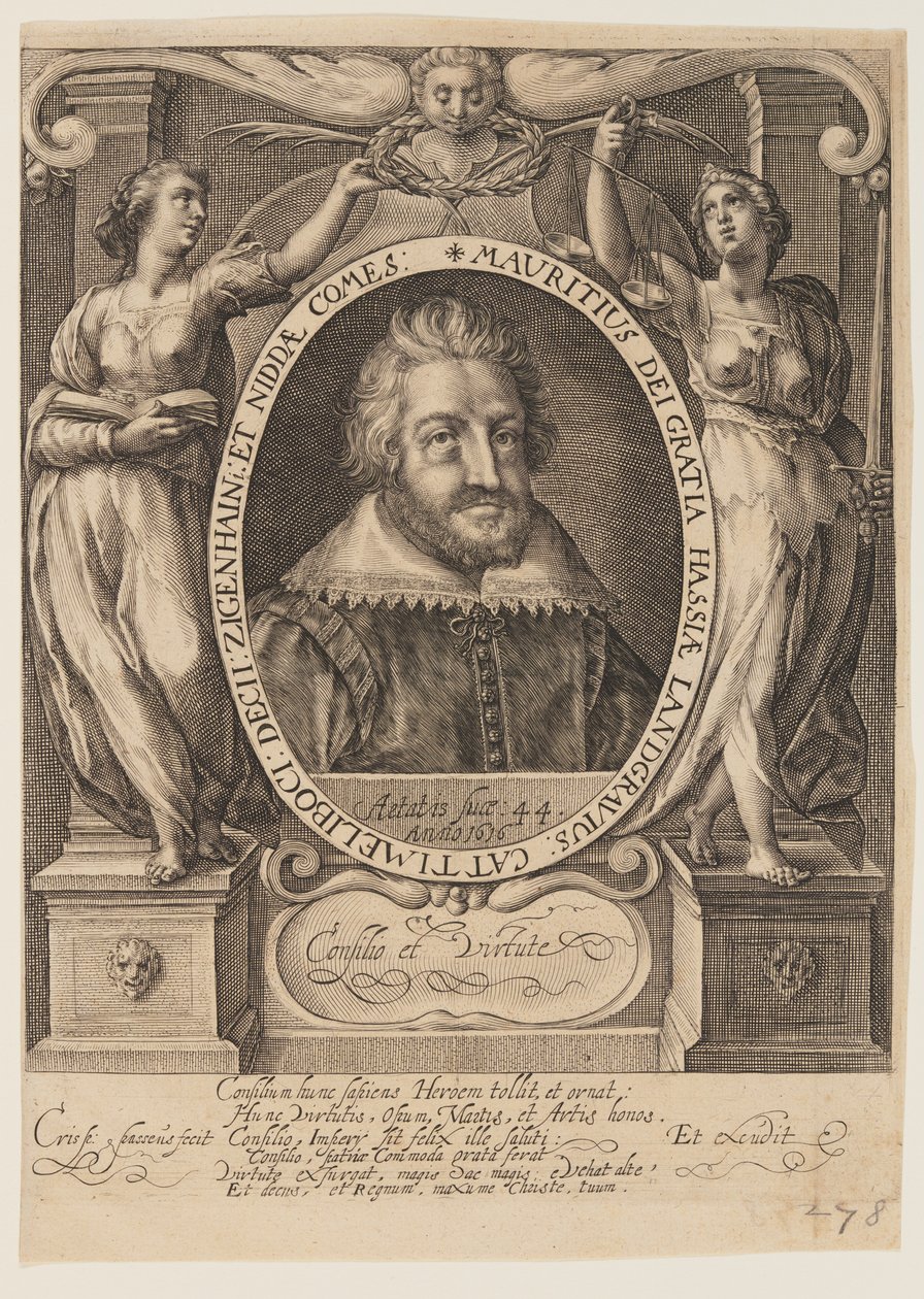 Maurice, Landgraf von Hessen von Crispijn van de Passe I