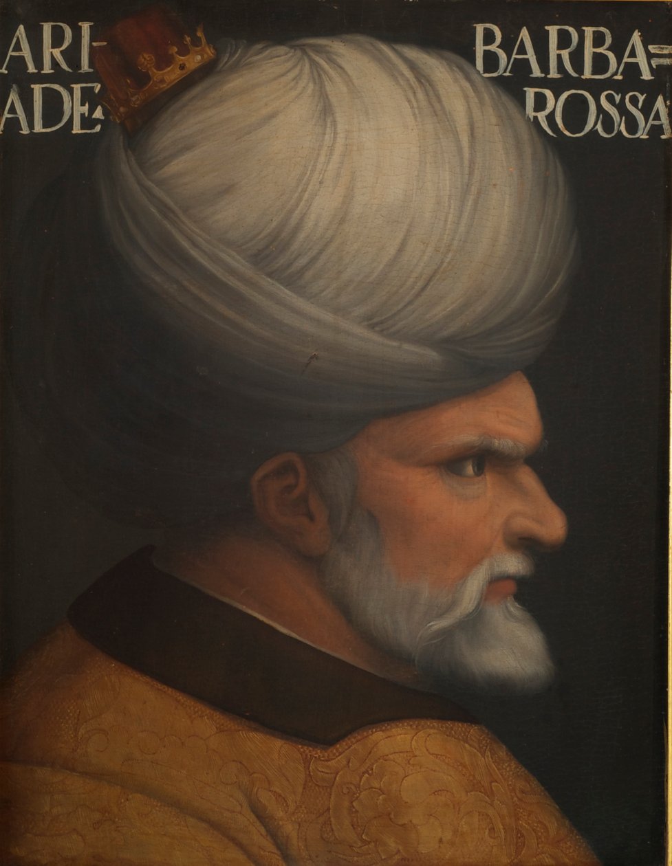 Porträt von Khair ad-Din Barbarossa von Cristofano dell Altissimo