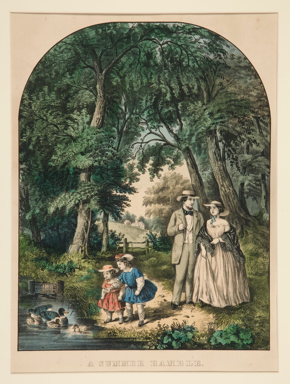 Ein Sommerausflug von Currier and Ives