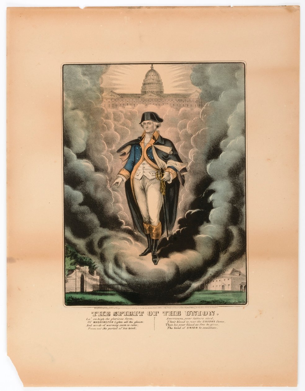 Der Geist der Union von Currier and Ives