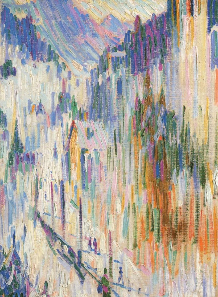 St. Moritz im Winter von Curt Herrmann