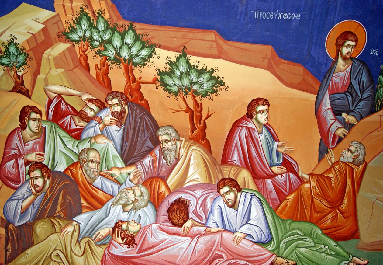 Apostel warten auf Jesus am Ölberg in Jerusalem, Zypern von Cypriot