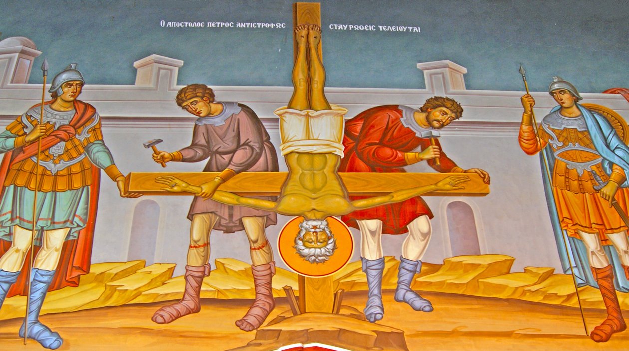 Die Kreuzigung des St. Peter, Zypern von Cypriot