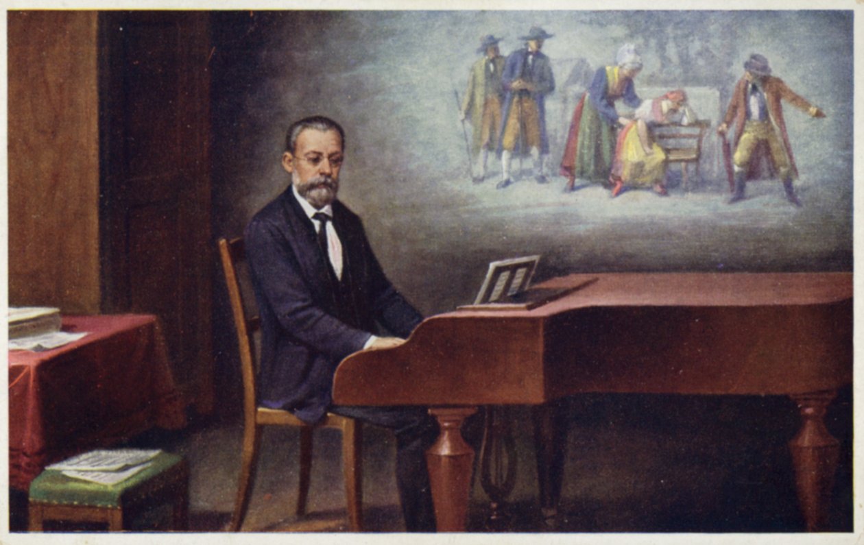 Porträt von Bedřich Smetana von Czech School