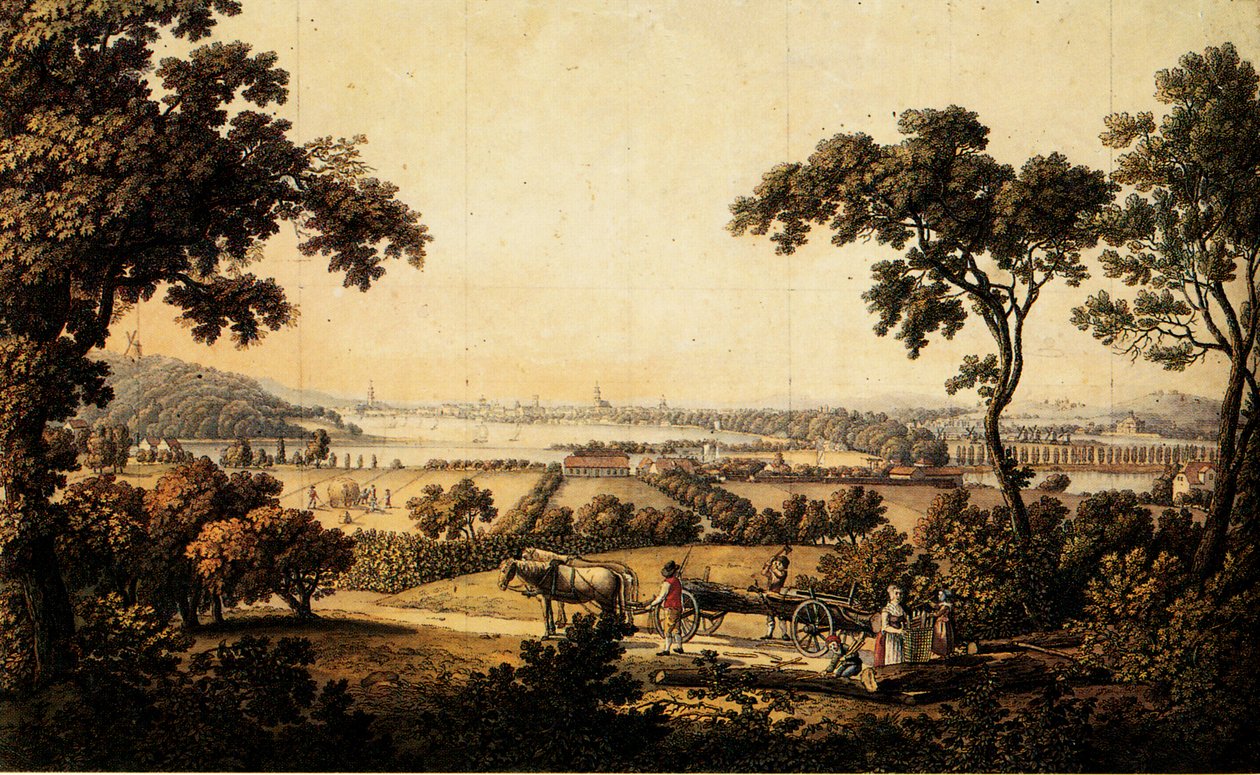 Blick von Klein Glienicke nach Potsdam von Daniel Berger