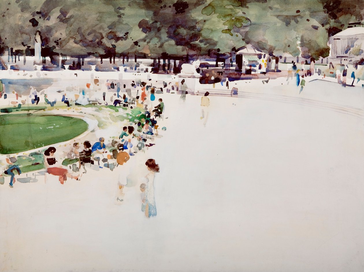 Garten von Luxemburg von Daniel Cacouault