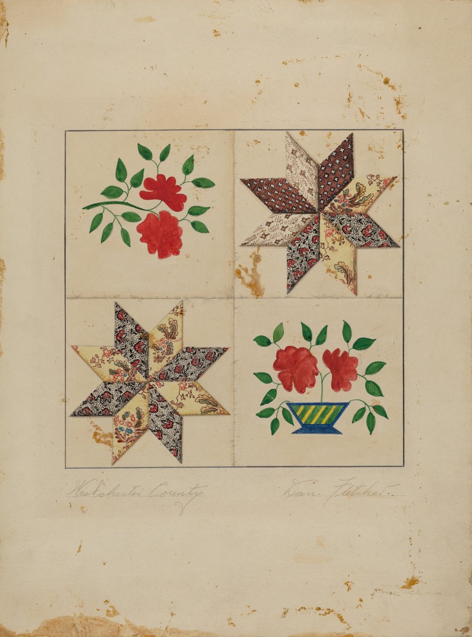 Patchwork-Quilt von Daniel Fletcher