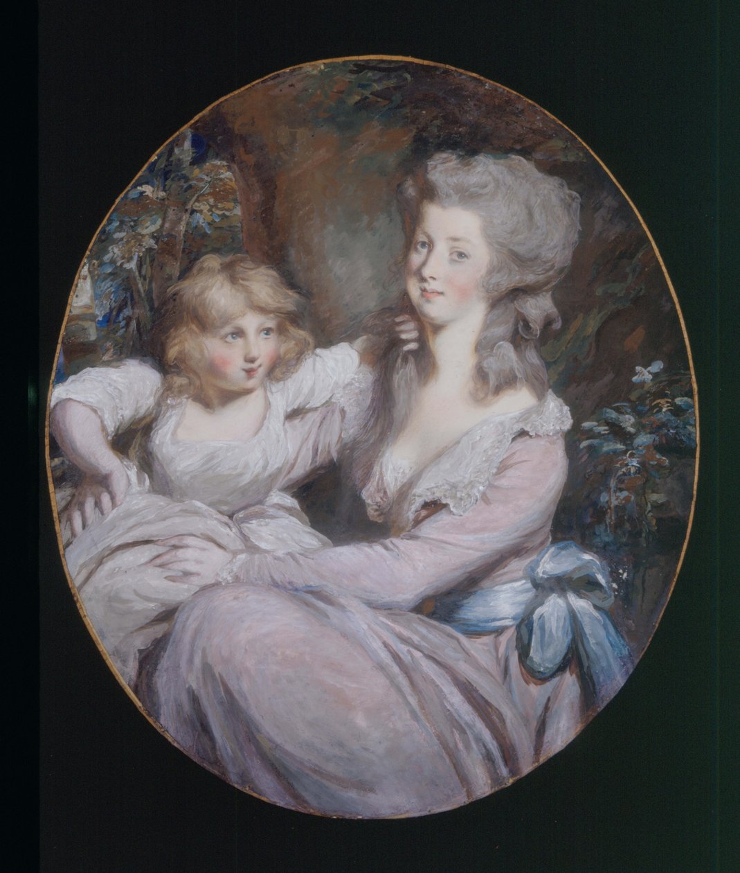 Margaret "Peggy" Arnold und Tochter Sophia, ca. 1787 von Daniel Gardner