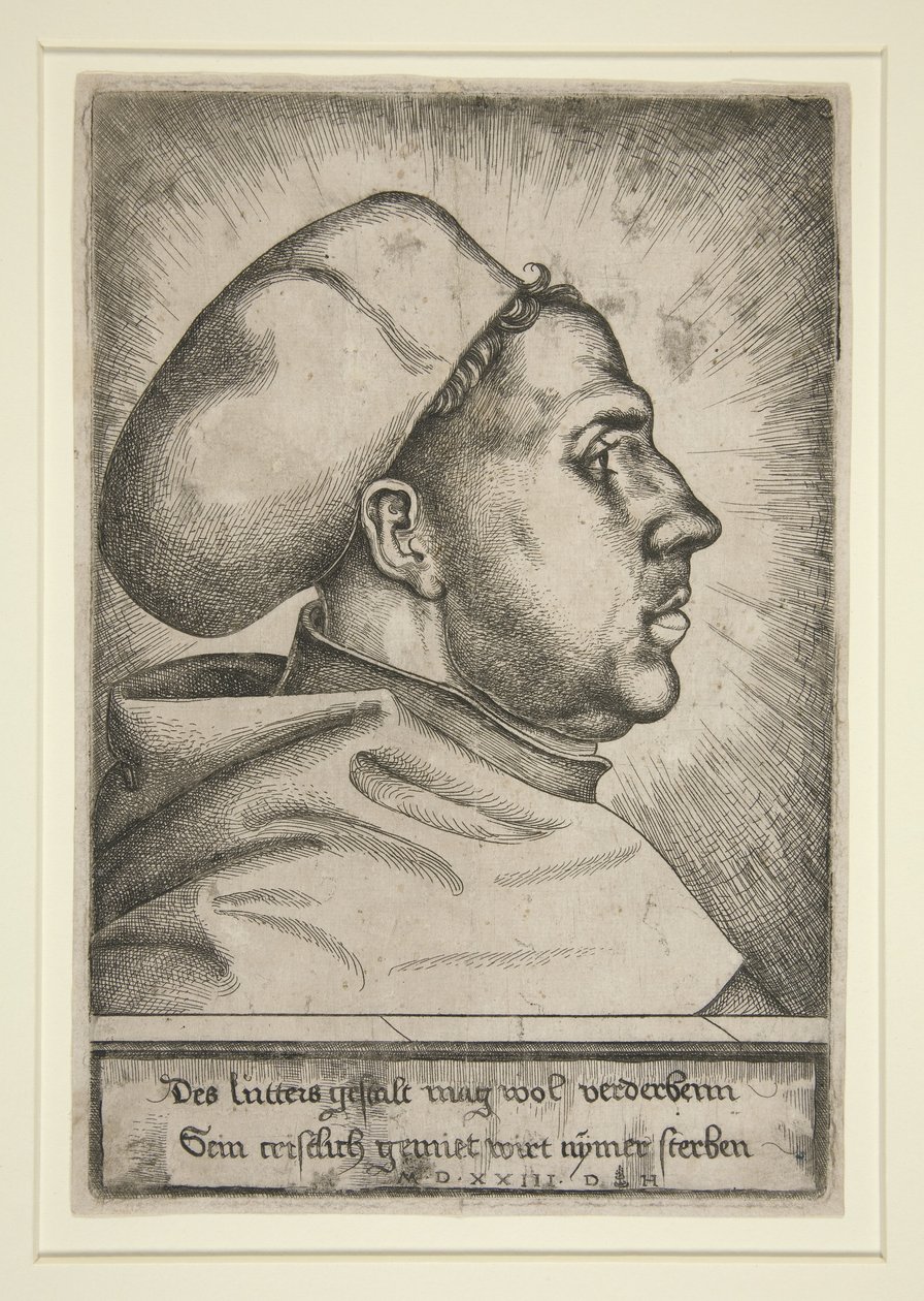 Martin Luther, 1523 von Daniel Hopfer