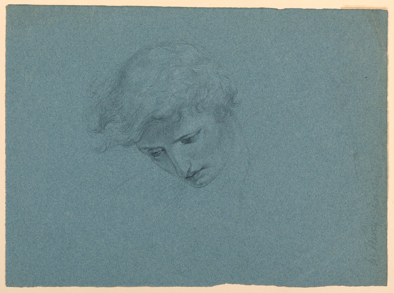 Studie für "Mercys Traum" von Daniel Huntington