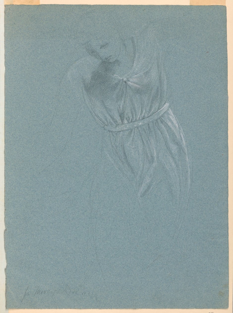 Studie für "Mercys Traum" von Daniel Huntington