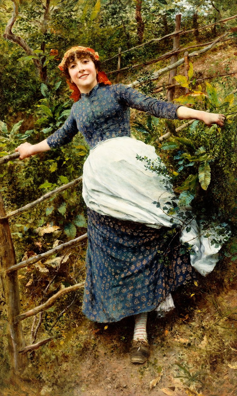 Ein Sommervergnügen, 1880er von Daniel Ridgway Knight