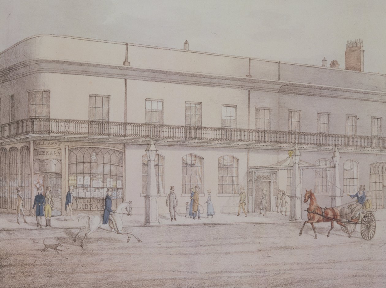Assembly Rooms & Williams Library, Cheltenham, 1821 von Daniel Thomas Egerton