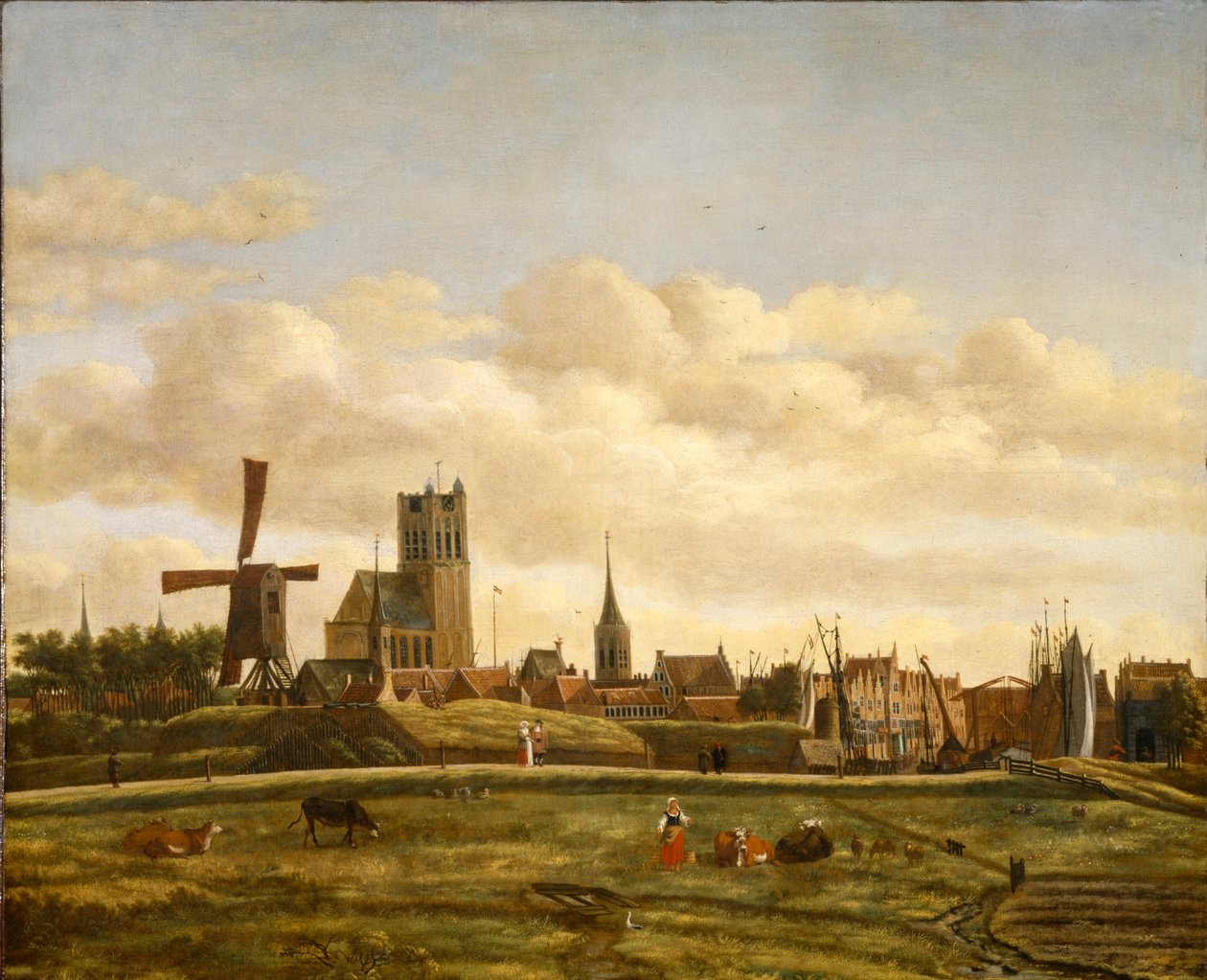 Ansicht von Den Briel von Daniel Vosmaer
