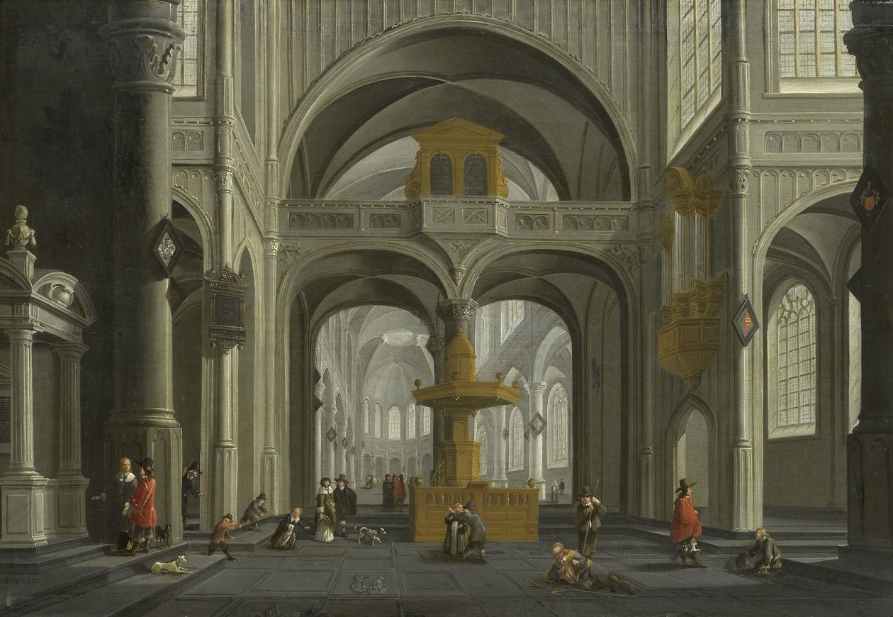 Kircheninterieur von Daniel de Blieck